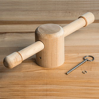 Maple handle with Hub
